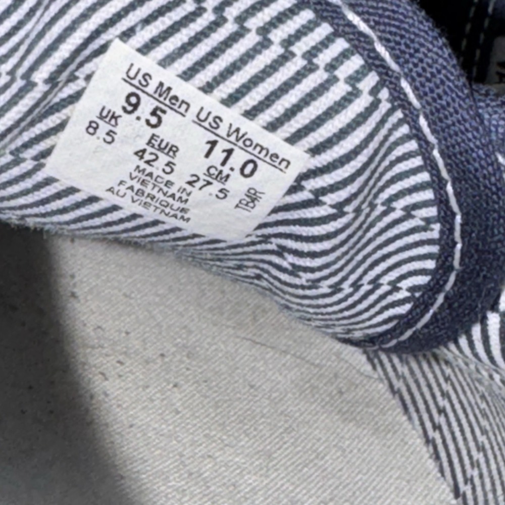 Vans Navy Blue Lace Up Sneakers Shoes Mens 9.5 / Womens 11 - Picture 8 of 8